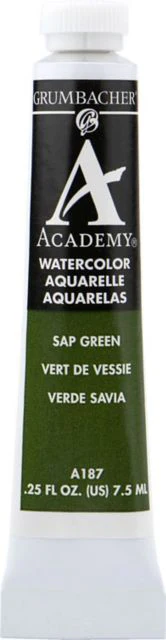 Academy Watercolor Sap Green 7.5ML