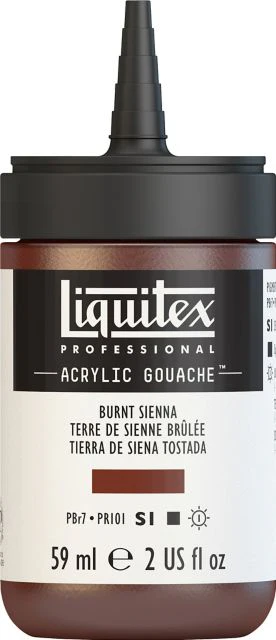 ACRYLIC GOUACHE 59ML BURNT SIENNA