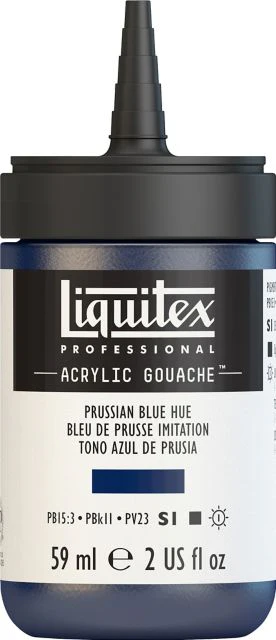 Acrylic Gouache 59ML Prussian Blue Hue