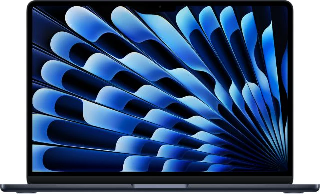 Apple 13-inch MacBook Air: Apple M5 chip with 10‑core CPU and 8‑core GPU, 16GB, 512GB SSD - Midnight - AppleCare+ Included