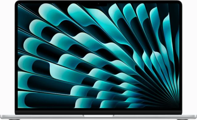 Apple 15-inch MacBook Air: Apple M2 chip with 8-core CPU and 10-core GPU, 512GB - Silver - ONLINE ONLY