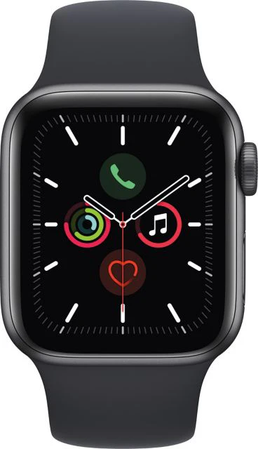Apple Watch SE GPS + Cellular, 44mm Space Gray Aluminum Case with Midnight Sport Band - Regular - ONLINE ONLY