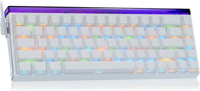 Aula Hero 68 HE 60% Gaming Keyboard Wired - White - ONLINE ONLY