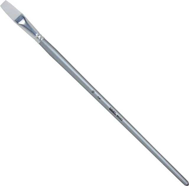 BASICS BRUSH FLAT #10 LONG HANDLE
