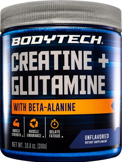 BodyTech CREATINE & GLUTAMINE W/ BETA A 10.8 OZ