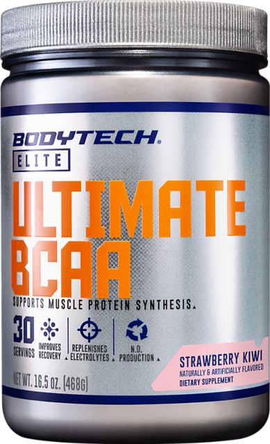 BodyTech Elite ULTIMATE BCAA STRAWBERRY KIWI 16.5 OZ