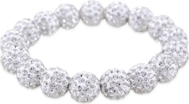 Texas Christian University Rhinestone Bead Bracelet - Image 2
