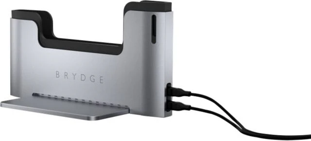 Brydge Vertical Dock for Macbook Pro, Macbook Pro 13in, Space Gray - ONLINE ONLY