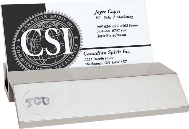 BUSINESS CARD HOLD/STERL/1SIZ/
