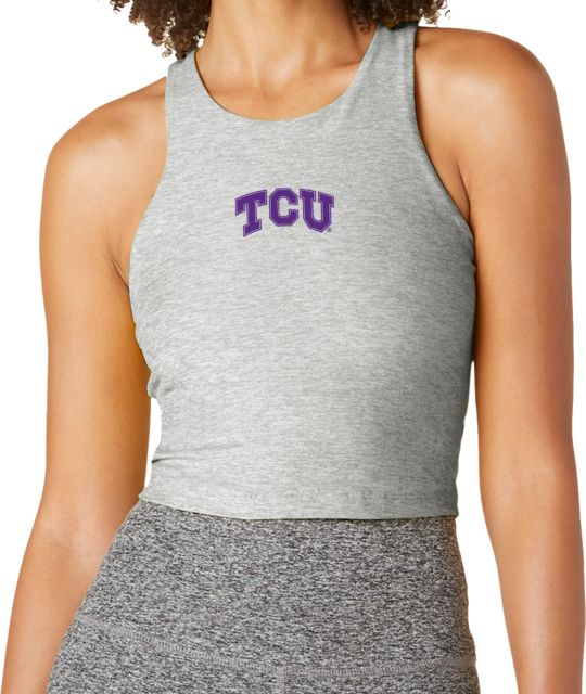 Texas Christian University Beyond Yoga Spacedye Focus Cropped Tank