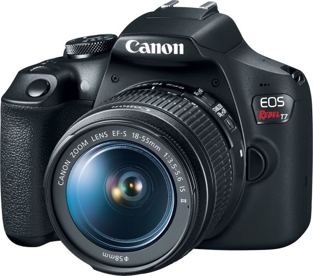 Canon EOS Rebel T7 24.1 Megapixel Digital SLR Camera with Lens - 18 mm - 55 mm - ONLINE ONLY
