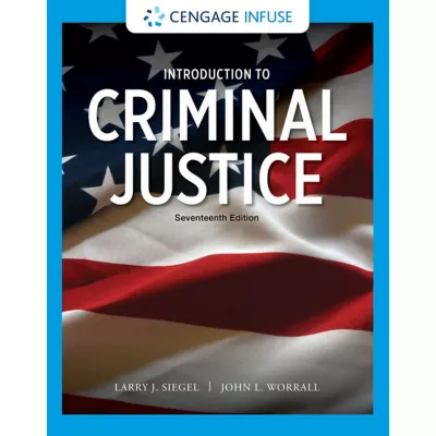 Cengage Infuse for Siegel/Worrall's Introduction to Criminal Justice, 1 term Instant Access