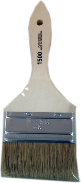 CHIP BRUSH WHITE BRISTLE 3-INCH