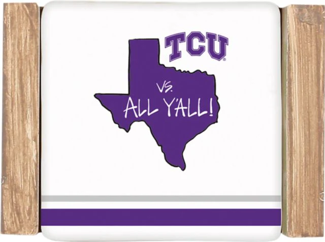 Texas Christian University Coaster Set of 4