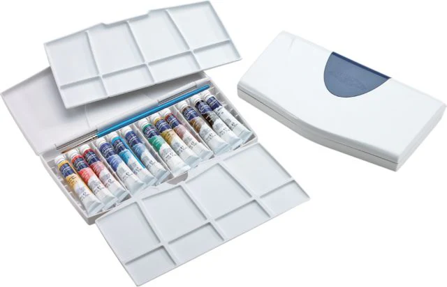 COTMAN WATERCOLOR PAINTING-PLUS TUBE SET
