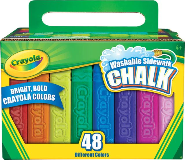 Crayola Sidewalk Chalk 48 Count