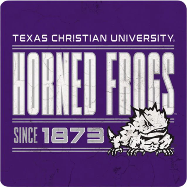 Texas Christian University Horned Frogs 4'' x 4'' Coaster