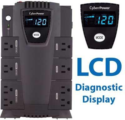 CyberPower Intelligent LCD Desktop UPS - ONLINE ONLY