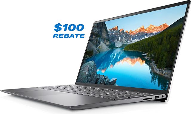 Dell Inspiron 15 5510 Laptop Non-Touch i5-11320H/16/256GB, Silver - ONLINE ONLY