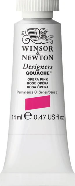 Designer Gouache 14mL Opera Pink