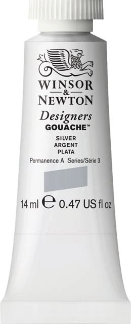 Designer Gouache 14mL Silver