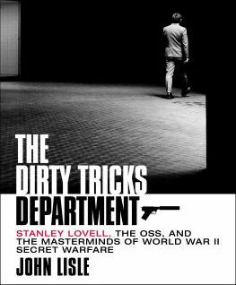 DIRTY TRICKS DEPARTMENT