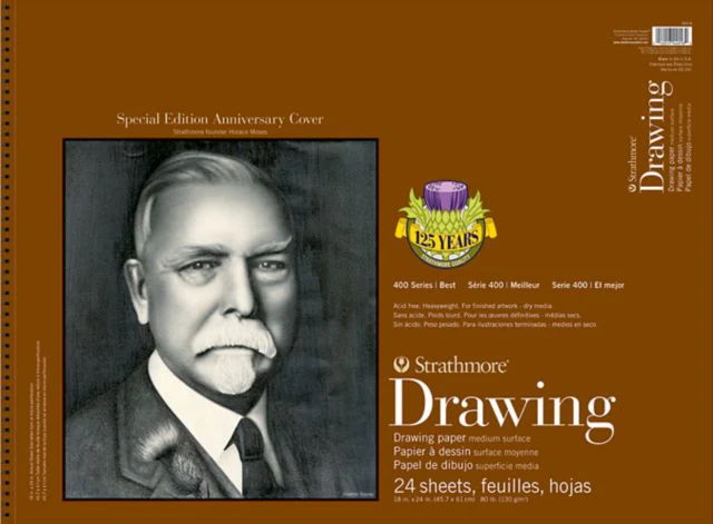 Drawing 400 Smooth 4X6 Spiral Bound 24 Sheets
