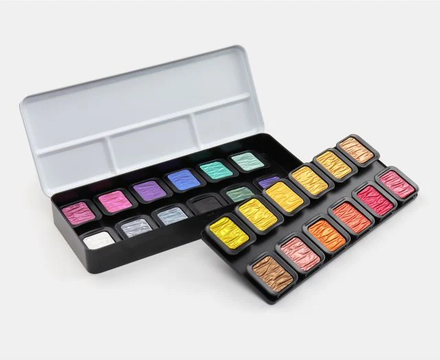 Finetec Pearlescent 24 Pan Set/Colorful
