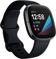 Fitbit Sense Smarwatch- Carbon/Graphite Stainless Steel - ONLINE ONLY