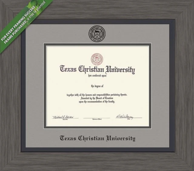 Framing Success Greystone 8.5 X 11 Diploma With Double Mat - ONLINE ONLY