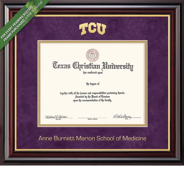 Framing Success Windsor 14 x 18 Anne Burnett Marion School of Medicine Diploma with Double Mat - ONLINE ONLY