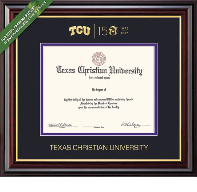 Framing Success Windsor 8.5 x 11 Diploma with 150th Anniversary Embossed Double Mat - ONLINE ONLY