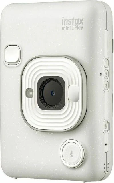 FUJI Instax LiPlay Hybrid Camera and Printer in Misty White