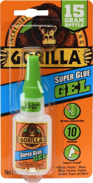 GORILLA SUPERGLUE GEL 15 GRAM BOTTLE
