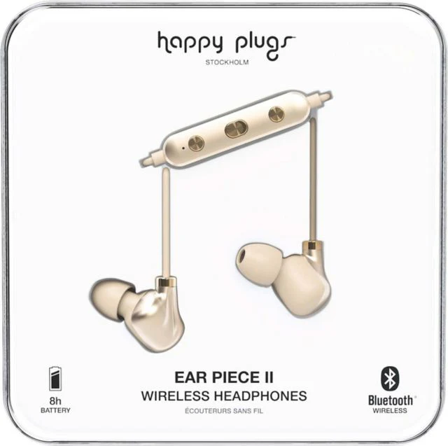 Happy Plugs Wireless II BT- Gold - ONLINE ONLY