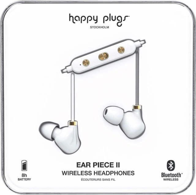Happy Plugs Wireless II BT- White - ONLINE ONLY