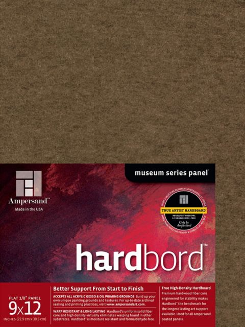 Hardbord 1/8 Inch Flat 9X12