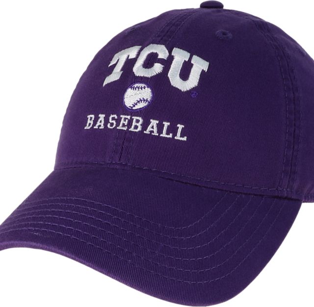 Texas Christian University Baseball Adjustable Relaxed Twill Hat - Image 2