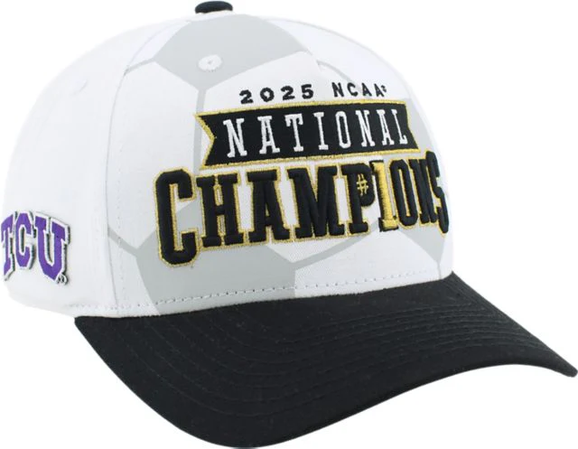 Texas Christian University Women's Soccer 2025 National Champions Adjustable Cap