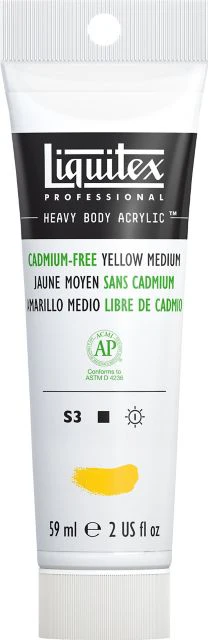HB ACRY CAD FREE 59ML YLW MED