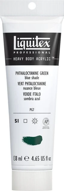 HB ACRYLIC 4.65OZ TUBE PHTHALO GREEN BLUE SHADE