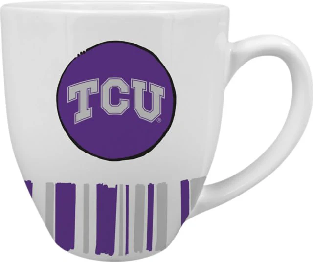 Texas Christian University 16 oz. Heart Mug