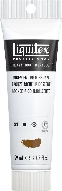 Heavy Body Acrylic 2oz Iridescent Rich Bronze