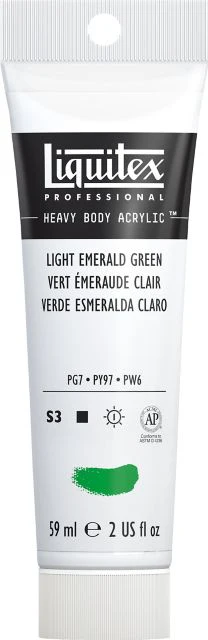 Heavy Body Acrylic 2oz Light Emerald Green