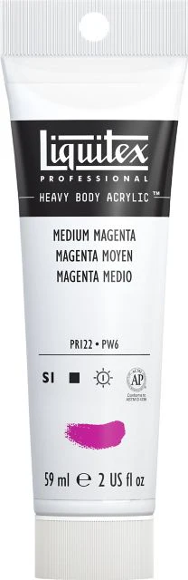 Heavy Body Acrylic 2oz Medium Magenta