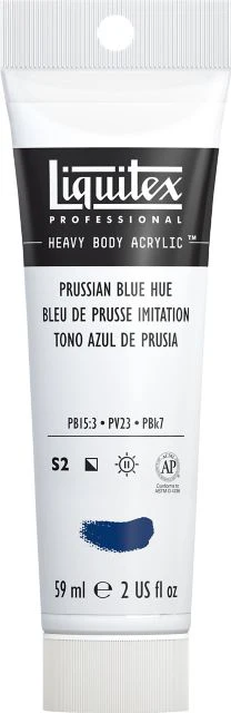 Heavy Body Acrylic 2oz Prussian Blue Hue