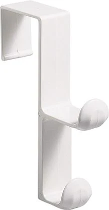 HOOK/DBL OVER DOOR/WHITE