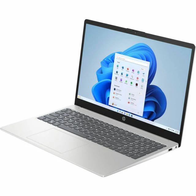 HP 15.6'' Notebook R7 16GB 512GB W11H, Natural Silver