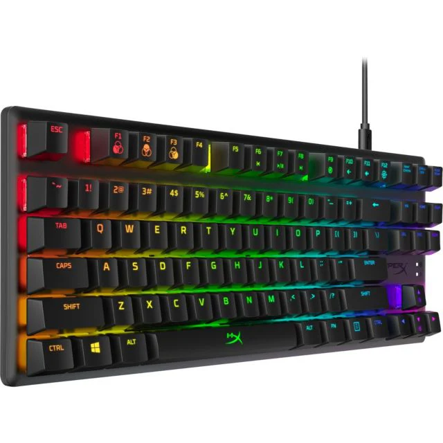 HyperX Alloy Origins HX-RED RGB Mechanical Keyboard, Black