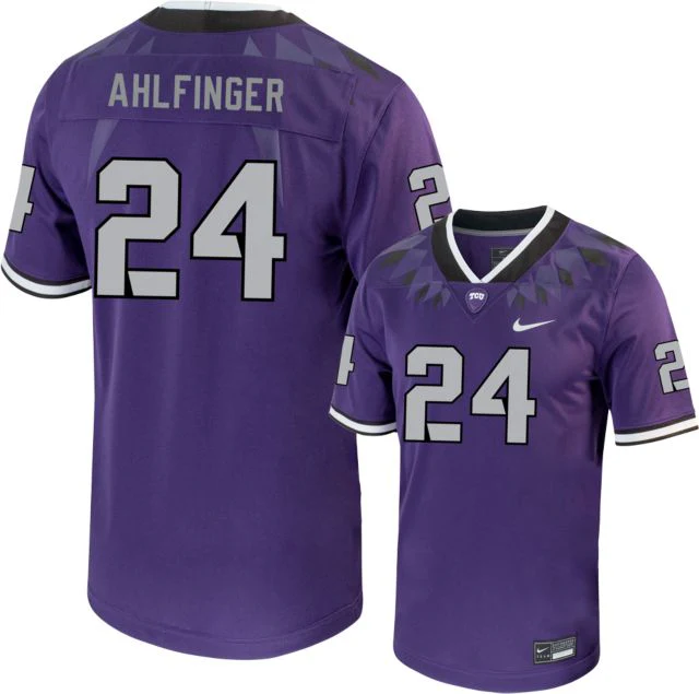 TCU Football Jersey B Ahlfinger - 24 - ONLINE ONLY - Image 2